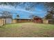 Wide backyard featuring a shed and newly installed fences, providing plenty of space and seclusion at 429 Old Tennessee Ne Hwy, White, GA 30184