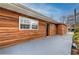 A view of the home's front porch, showing the wood accents and front-entry access at 429 Old Tennessee Ne Hwy, White, GA 30184