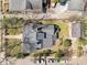 Aerial view of the home showcasing the roof, backyard, driveway, and mature landscaping at 1118 Glenwood Se Ave, Atlanta, GA 30316