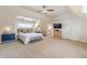 Spacious bedroom featuring neutral tones, a ceiling fan, and multiple storage options at 1118 Glenwood Se Ave, Atlanta, GA 30316