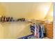 Well-organized walk-in closet with clothes rack, shelving, and shoe storage for efficient storage at 1118 Glenwood Se Ave, Atlanta, GA 30316