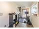 Hallway that includes bike storage and leads to a room with workout equipment at 1118 Glenwood Se Ave, Atlanta, GA 30316