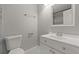 Bathroom features neutral tones with tile floors and a white vanity at 144 Grayland Hills Ct, Lawrenceville, GA 30046