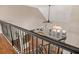 Grand foyer boasts a ceiling fan and an arched window overlooking the landscaped yard at 3287 Belmont Glen Se Dr, Marietta, GA 30067