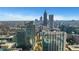 Breathtaking aerial view showcasing modern city high-rise buildings and surrounding landscape at 855 Peachtree Ne St # 2912, Atlanta, GA 30308