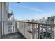 Balcony overlooking the city skyline at 855 Peachtree Ne St # 2912, Atlanta, GA 30308