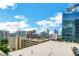 Expansive city views from the rooftop provide a breathtaking backdrop with high-rise buildings at 855 Peachtree Ne St # 2912, Atlanta, GA 30308
