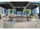 Well-appointed outdoor kitchen and grilling area provides an ideal space for outdoor entertaining at 855 Peachtree Ne St # 2912, Atlanta, GA 30308
