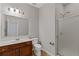 Full bathroom with tile floors, and walk-in shower at 1516 Montauk Pt, Conyers, GA 30013