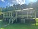 Enclosed back porch and deck ideal for outdoor living and entertainment at 3802 Macland Rd, Hiram, GA 30141