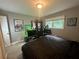 Bedroom with sleek black furniture and a modern aesthetic at 3802 Macland Rd, Hiram, GA 30141