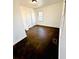 Bright bedroom space features original hardwood floors, two closets and fresh paint at 512 Alpine Way, Marietta, GA 30062