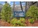 Community sign for Key's Lake Condominiums surrounded by greenery at 1379 Keys Lake Ne Dr, Brookhaven, GA 30319