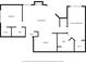 This floor plan shows the dimensions and layout of the bedrooms, bathrooms, and living spaces at 1379 Keys Lake Ne Dr, Brookhaven, GA 30319