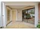 This outdoor patio features a sliding glass door and space for seating at 1379 Keys Lake Ne Dr, Brookhaven, GA 30319