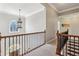 Open second-floor hallway features a unique railing design and great natural light at 2298 Greenglade Ne Rd, Atlanta, GA 30345