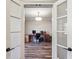 Home office featuring hardwood floors and a modern desk with ergonomic seating, perfect for remote work at 2298 Greenglade Ne Rd, Atlanta, GA 30345