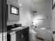 Modern bathroom featuring beautiful shower and a vanity at 4100 Oak Hill Rd, Douglasville, GA 30135