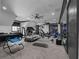 Well-equipped home gym with modern exercise equipment and mirrored walls at 4100 Oak Hill Rd, Douglasville, GA 30135