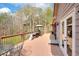 Large deck features plenty of room for a grill, gazebo, table and chairs at 4539 Tiffany Ln, Loganville, GA 30052