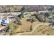 Aerial view shows the lot and nearby buildings and roads at 8989 E Cherokee Dr, Canton, GA 30115