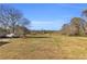Large backyard with mature trees, perfect for outdoor activities at 8989 E Cherokee Dr, Canton, GA 30115