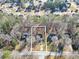 Aerial view of the property showing the lot lines, house, and driveway at 170 Fairview Chase Rd, Covington, GA 30016