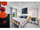 Themed bedroom with a basketball motif, cozy bed, and a functional study area at 227 Groveton Ct, Euharlee, GA 30145