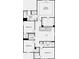 Second floor plan displaying the primary bedroom, loft, laundry, secondary bedrooms, and bathrooms at 227 Groveton Ct, Euharlee, GA 30145