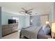 Relaxing bedroom with hardwood floors, neutral walls, and lots of natural light at 3384 Nebo Rd, Dallas, GA 30157