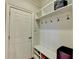 Mudroom features built-in storage and coat hooks at 641 Freeman Brock Rd, Auburn, GA 30011