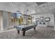 Game room with a pool table and bar area at 2479 Peachtree Ne Rd # 508, Atlanta, GA 30305