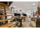 Finished basement with stairs, two computer desk areas, and space for all to enjoy at 3504 Palace Ct, Tucker, GA 30084