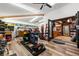 Spacious garage with wood-look flooring, ample workspace, and storage solutions at 3504 Palace Ct, Tucker, GA 30084