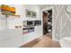Pantry with built-in shelving, plenty of storage space, and modern design elements at 3504 Palace Ct, Tucker, GA 30084