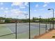 Community tennis courts surrounded by a fence at 109 Bridlington St, Sugar Hill, GA 30518