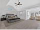 Spacious main bedroom with vaulted ceiling, sitting area, and large windows for natural light at 511 Millwood Ct, Canton, GA 30114