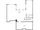 Basement floor plan includes a rec room, full bath, storage, and access to the upper floor at 7560 Wild Violet Dr, Cumming, GA 30040
