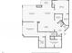 Detailed floor plan layout showcasing room dimensions and layout of the home at 270 17Th Nw St # 1113, Atlanta, GA 30363