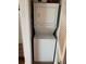 Convenient closet with stacked washer and dryer at 3324 Peachtree Ne Rd # 1116, Atlanta, GA 30326