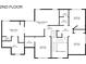 Floor plan showing the layout of the 2nd floor including 3 bedrooms and the primary at 5030 New Chapel Hill Way, Cumming, GA 30041