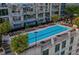 A rooftop pool offers a relaxing escape with great city views at 855 Peachtree Ne St # 2309, Atlanta, GA 30308