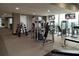 Modern fitness center equipped with weight machines and TVs, providing a complete workout experience at 855 Peachtree Ne St # 2309, Atlanta, GA 30308