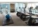 Bright fitness center with cardio equipment, weights, and floor mats, perfect for a healthy lifestyle at 855 Peachtree Ne St # 2309, Atlanta, GA 30308