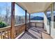 A spacious covered deck provides a relaxing outdoor living space with views of the trees at 1431 Torrington Dr, Auburn, GA 30011