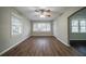 Bright living room featuring hardwood floors, modern paint, and lots of natural light at 1770 Lynn Ln, Decatur, GA 30032