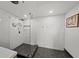 Stylish shower featuring a glass enclosure and black honeycomb tile at 3235 Roswell Ne Rd # 710, Atlanta, GA 30305
