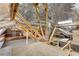 Unfinished attic space featuring wood beams, ductwork, and insulation ready for customization at 1029 Fairway Ne Ests, Atlanta, GA 30319