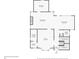 First floor plan featuring a Gathering room, kitchen, dining room, office, and flex room at 1029 Fairway Ne Ests, Atlanta, GA 30319