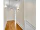 Hallway with hardwood floors and white trim at 1029 Fairway Ne Ests, Atlanta, GA 30319